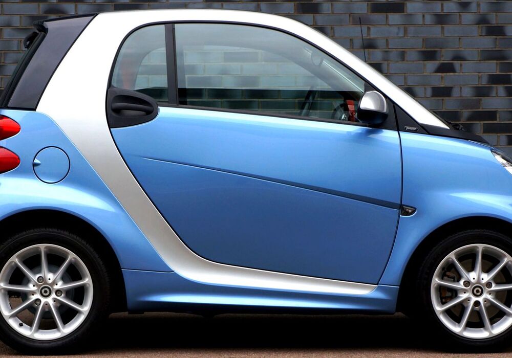 Blauwe Smart ForTwo